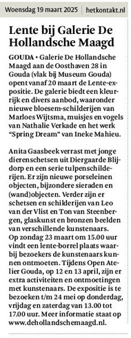 19-3-2025 Het Kontakt-Goudse Post-Lente bij Galerie de Hollandsche Maagd