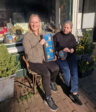 Nathalie Verkade en Anita Gaasbeek voor Galerie de Hollandsche Maagd